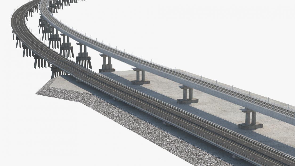 Crimean Bridge 3D model