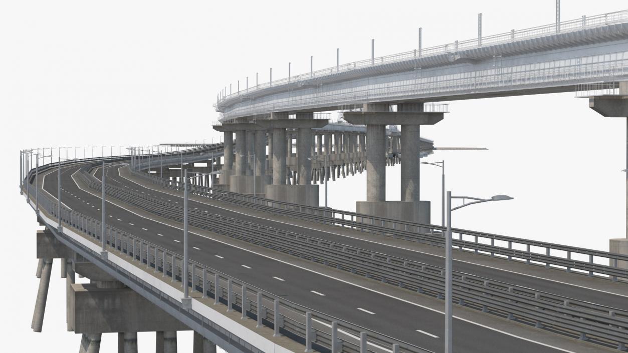 Crimean Bridge 3D model