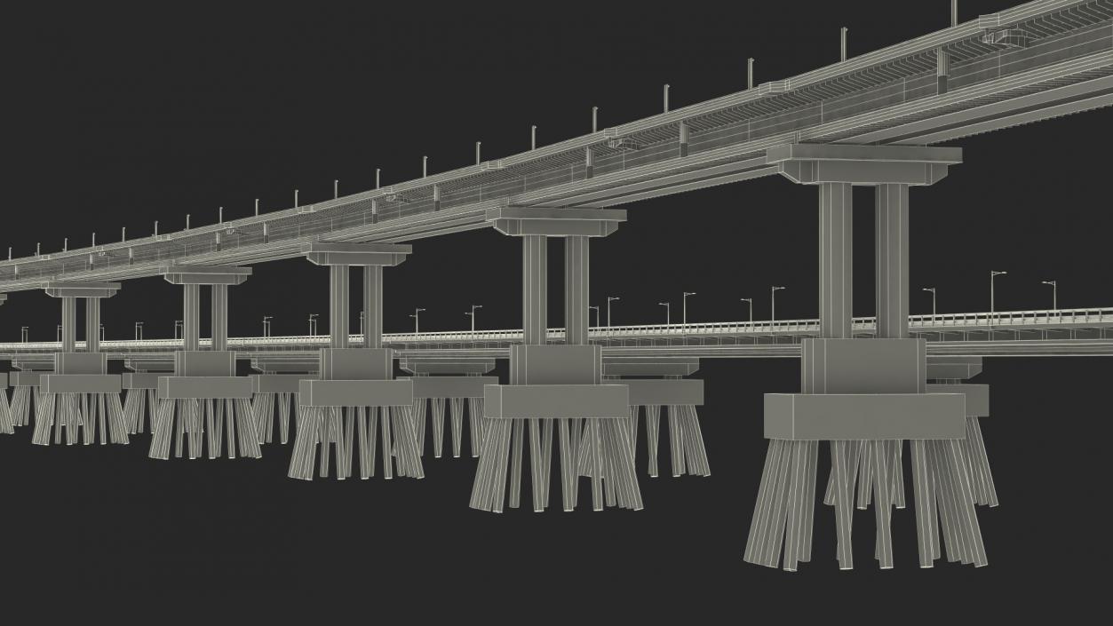 Crimean Bridge 3D model