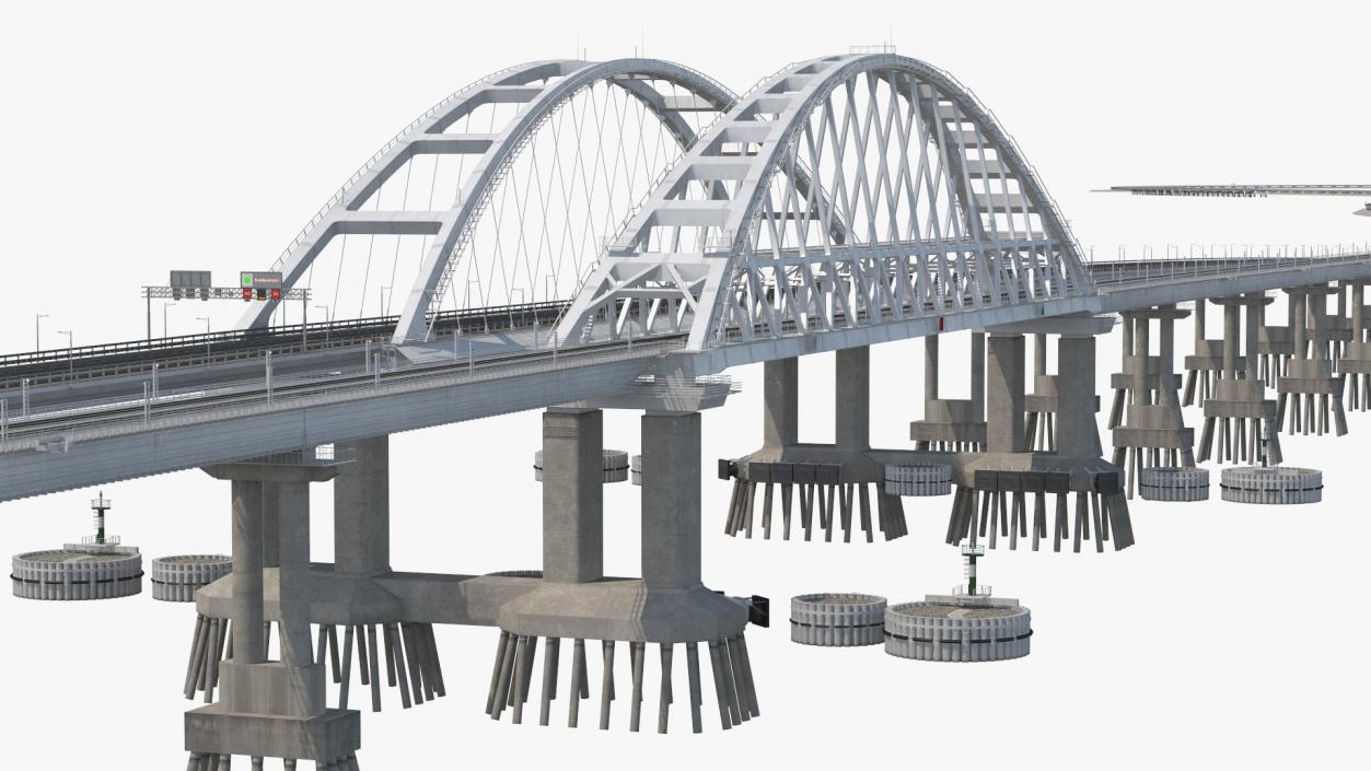 Crimean Bridge 3D model