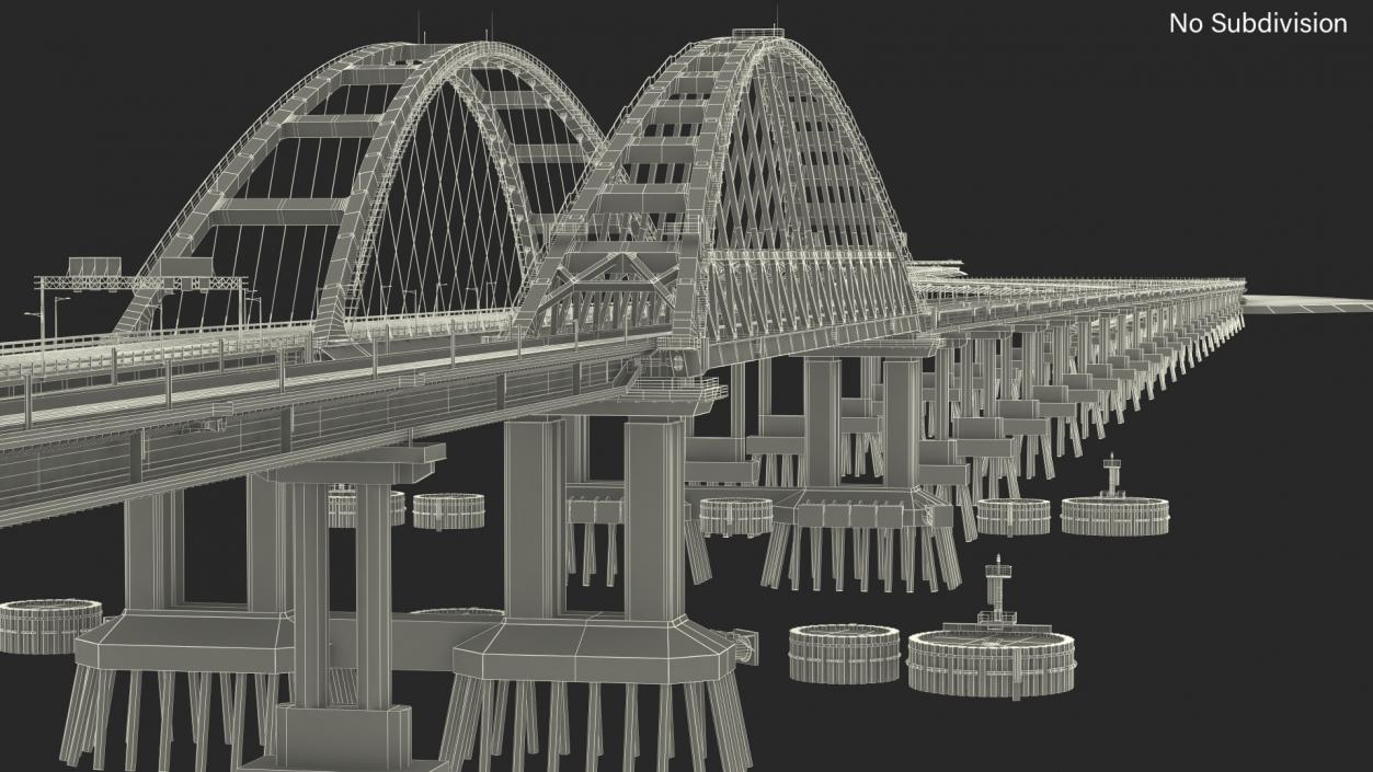 Crimean Bridge 3D model