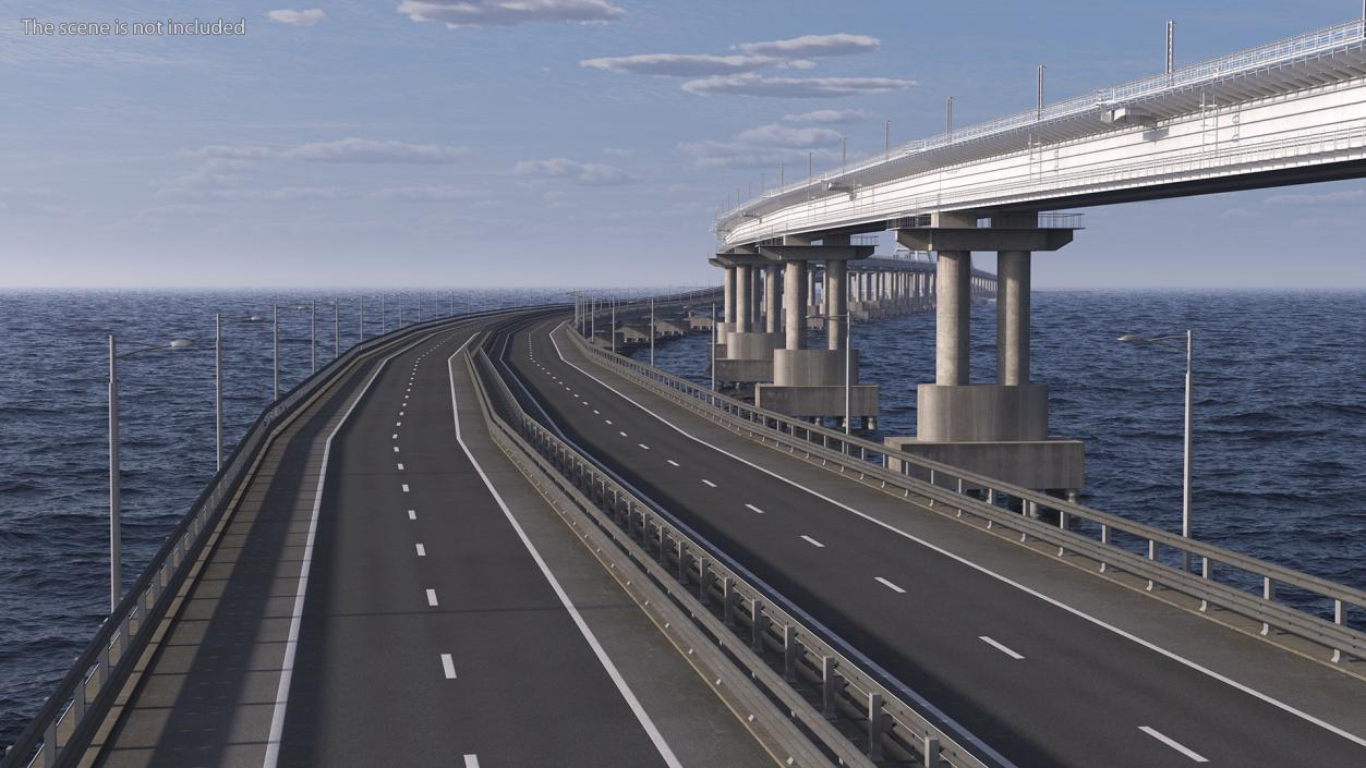 Crimean Bridge 3D model