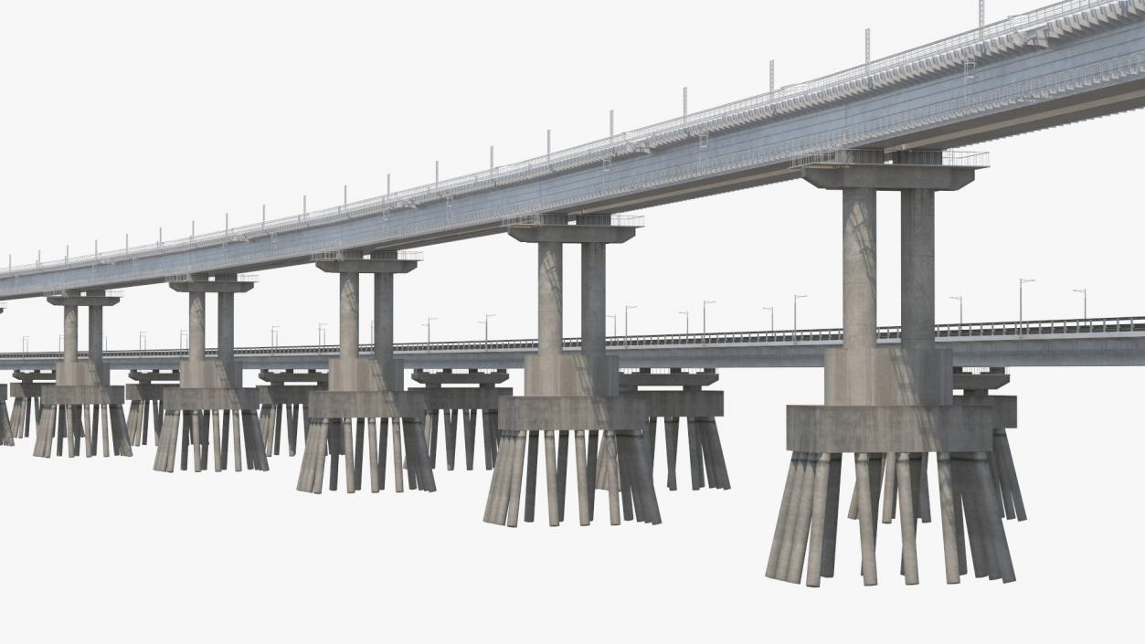 Crimean Bridge 3D model