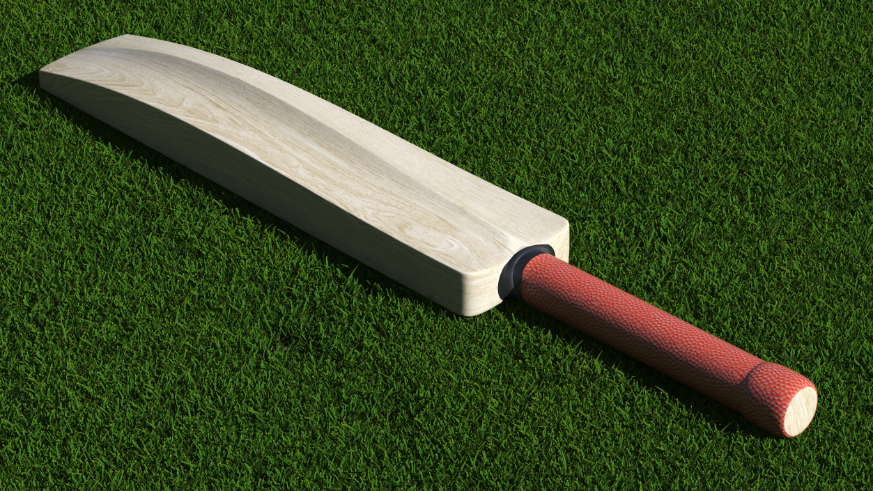 Classic Cricket Bat 3D model