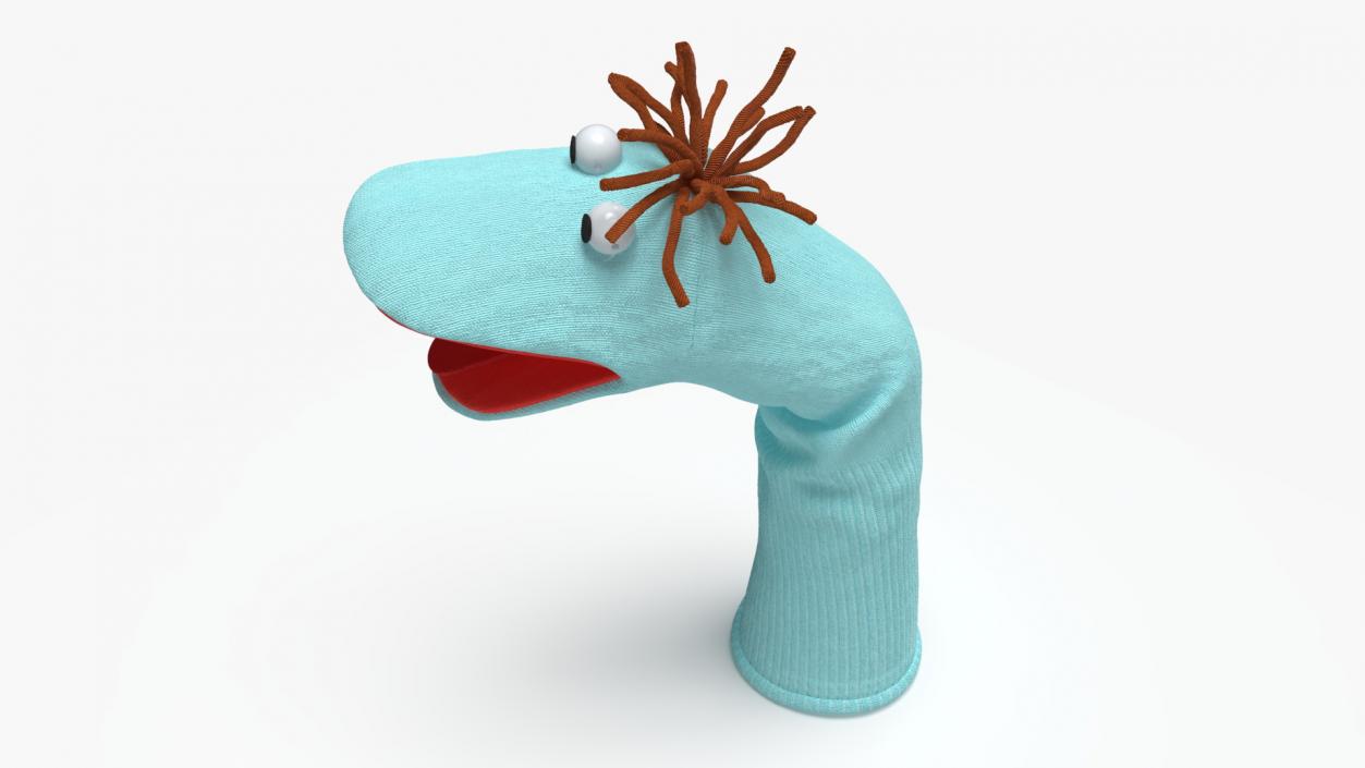 3D Hand Puppet Characters Collection model