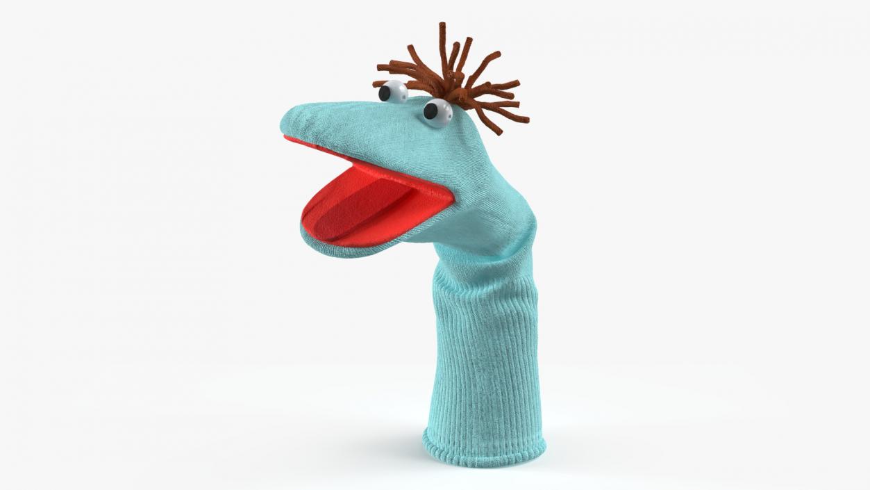 3D Hand Puppet Characters Collection model