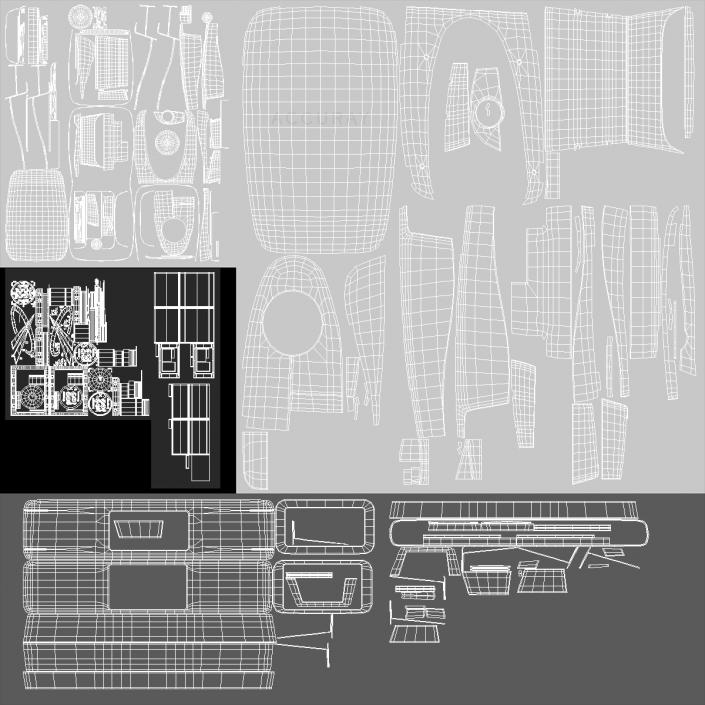 CyberKnife System Radiation Therapy Device Rigged 3D model