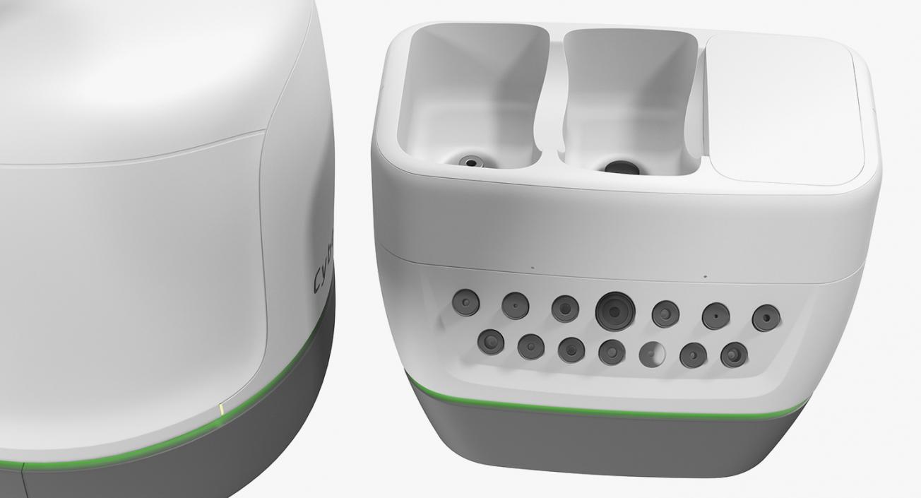 CyberKnife System Radiation Therapy Device Rigged 3D model