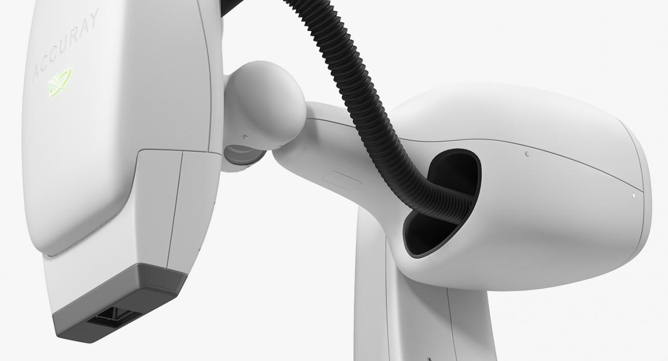 CyberKnife System Radiation Therapy Device Rigged 3D model