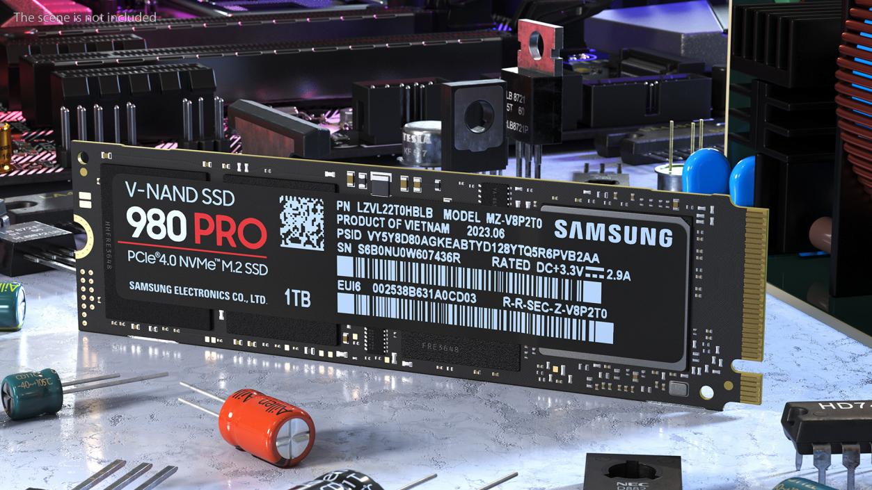 M2 SSD Samsung 980 Pro 1 TB 3D