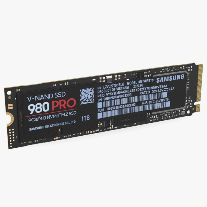 M2 SSD Samsung 980 Pro 1 TB 3D