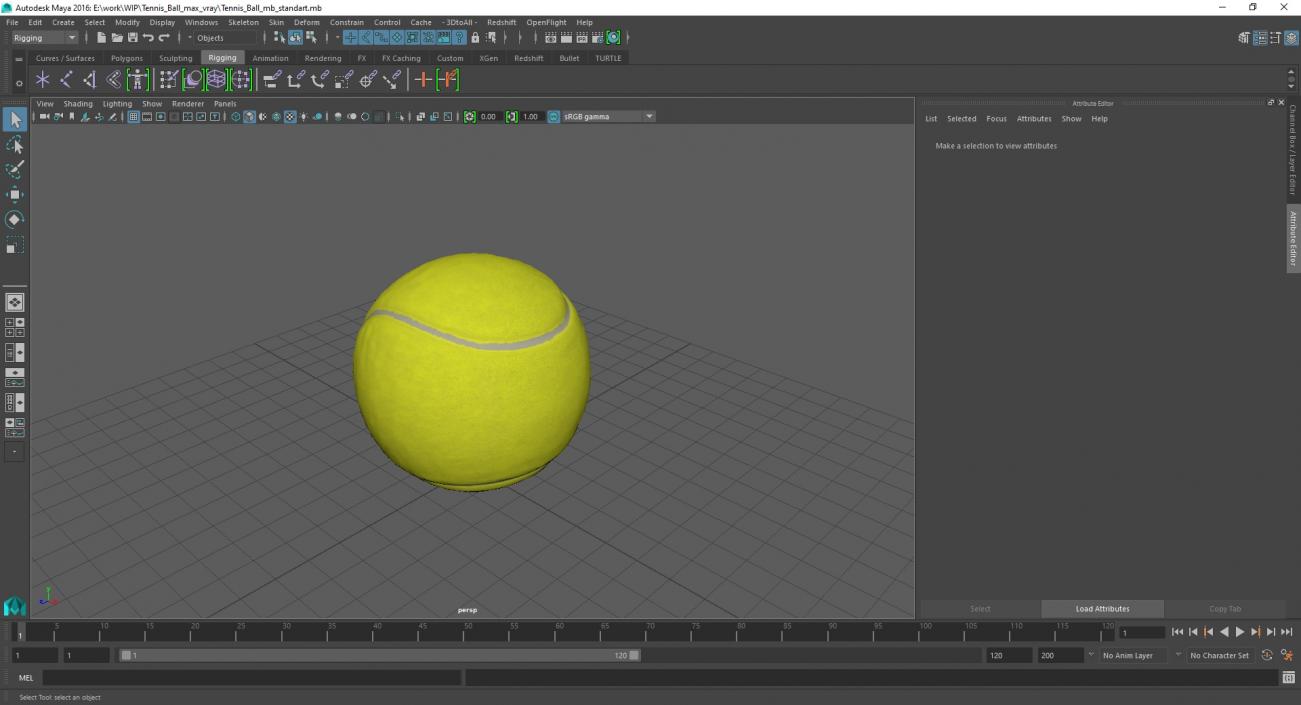 3D Tennis Ball 2 model