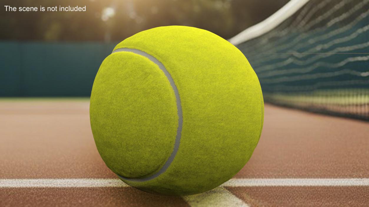 3D Tennis Ball 2 model