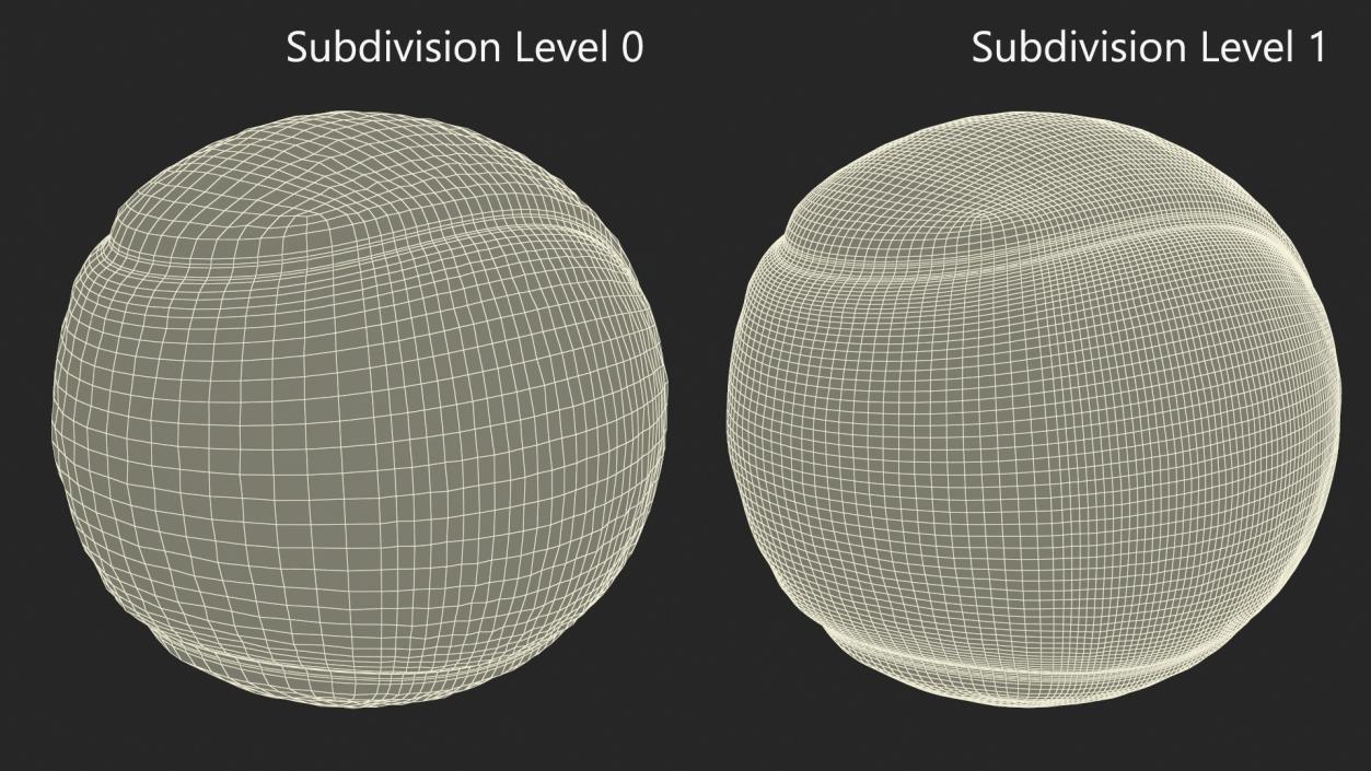 3D Tennis Ball 2 model