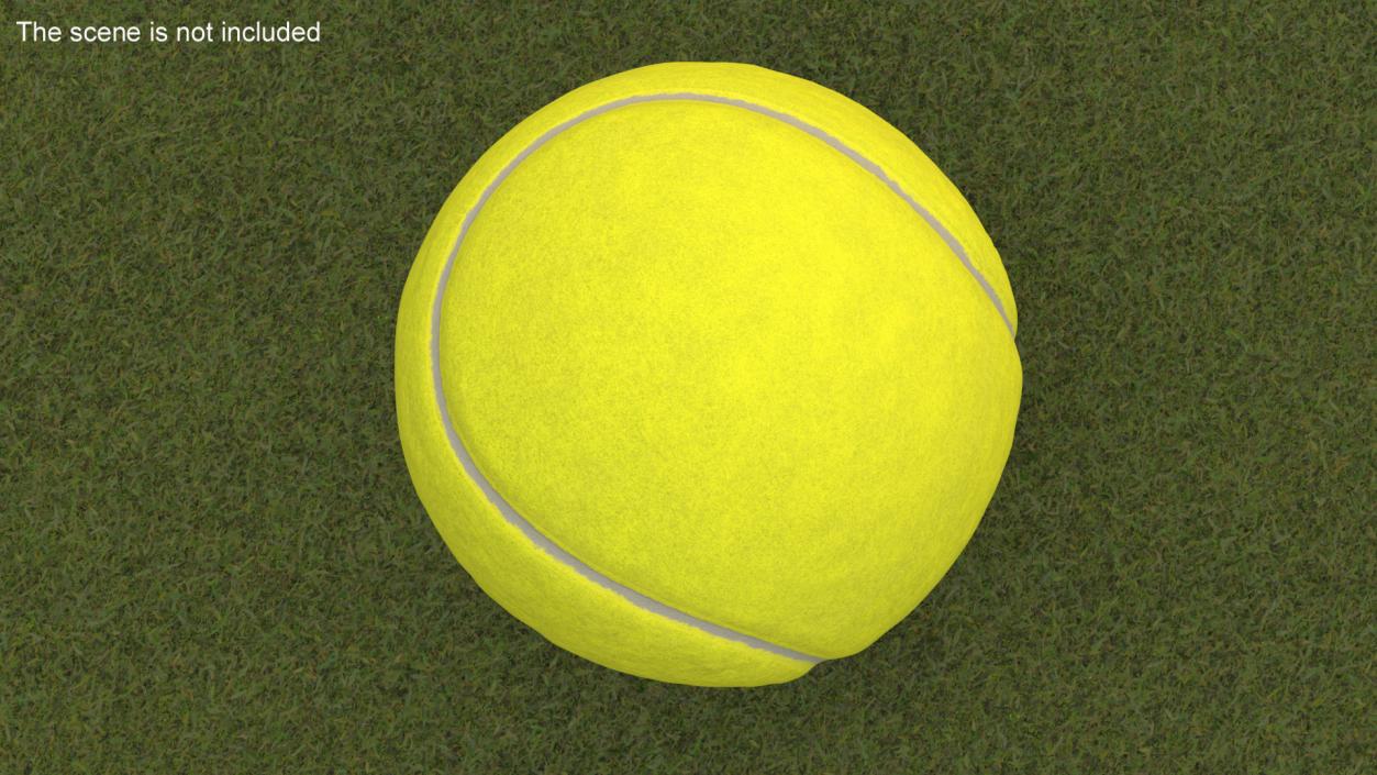 3D Tennis Ball 2 model