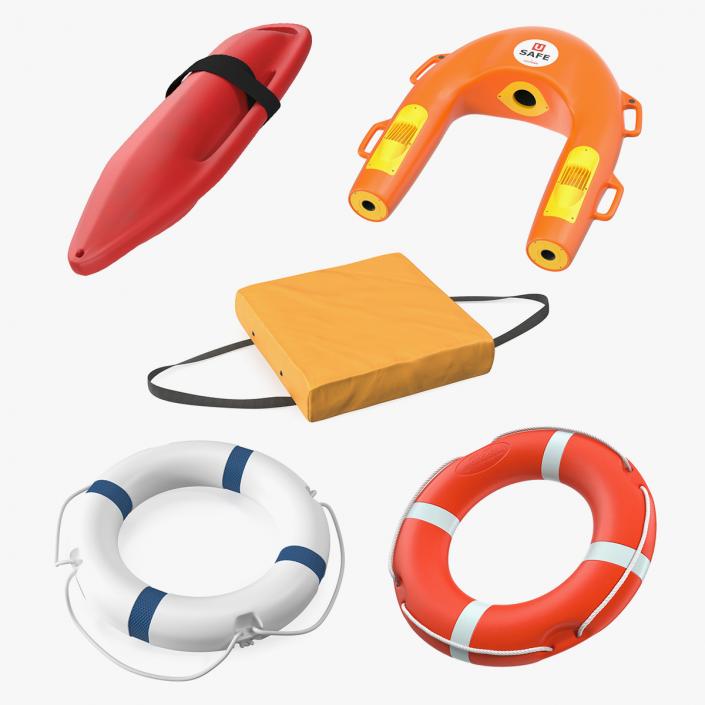 3D Life Buoys Collection 3 model