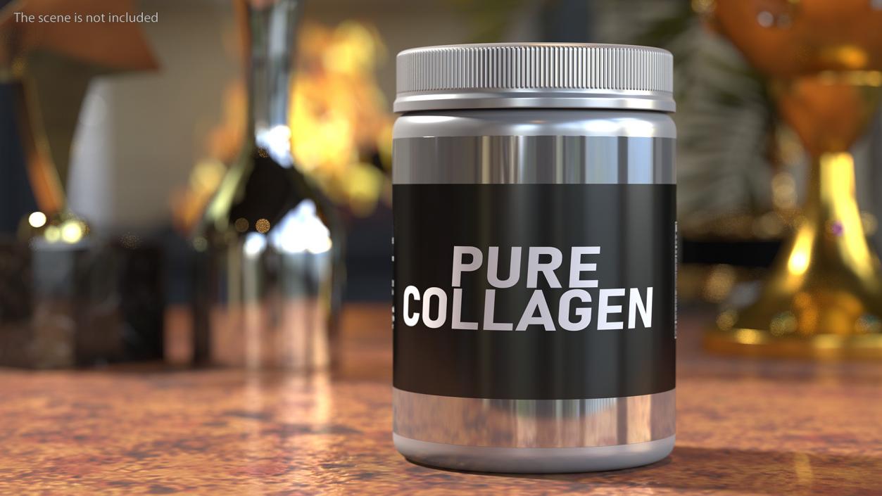 Pure Collagen Jar 3D