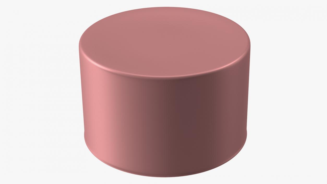 Scented Candle Pink with 3 Wicks 3D