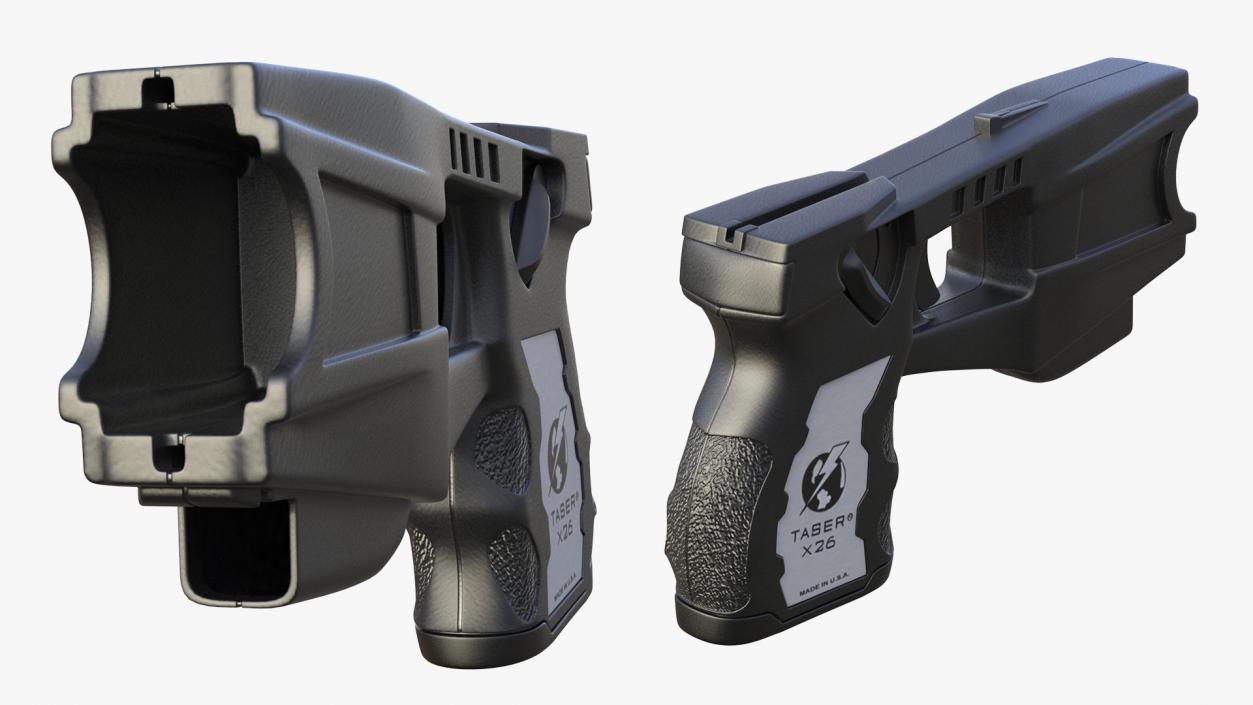 3D model Tazer in Tactical Belt Holster