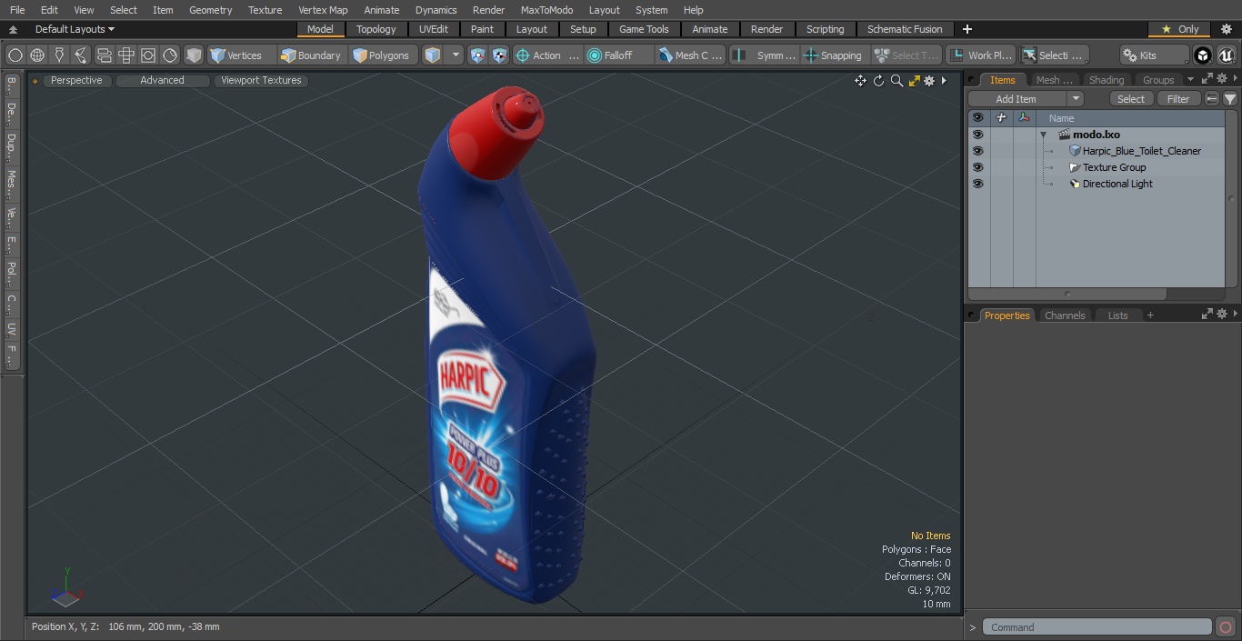 3D Harpic Blue Toilet Cleaner