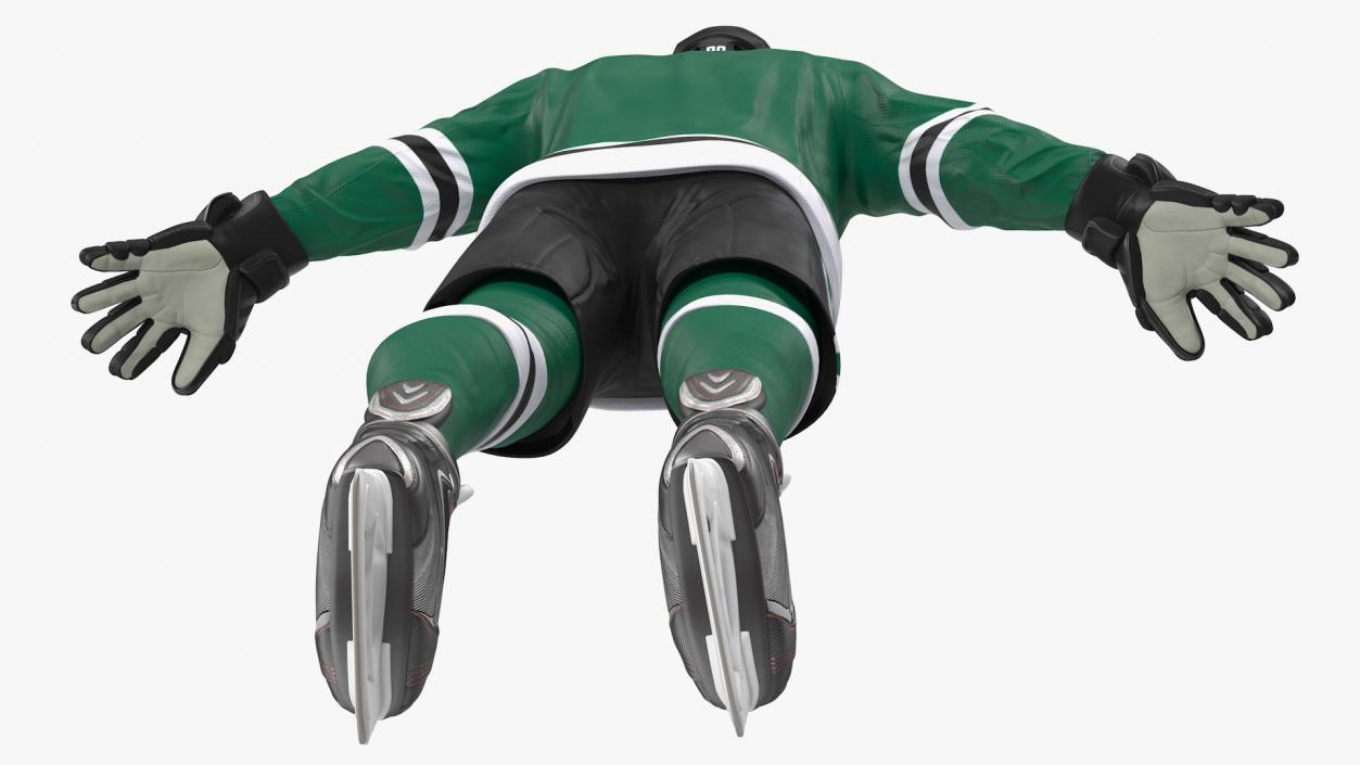 Hockey Equipment Green 3D