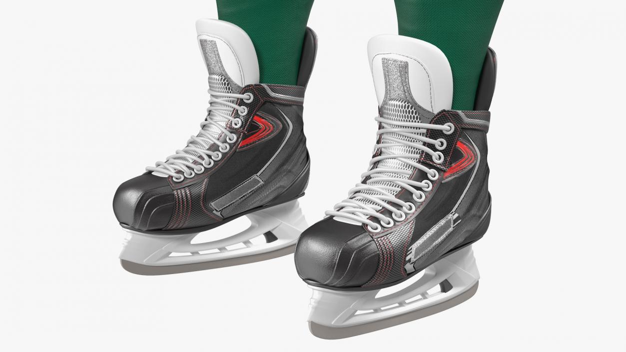 Hockey Equipment Green 3D