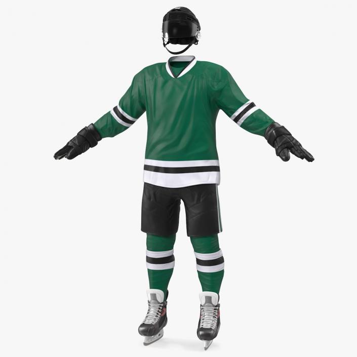 Hockey Equipment Green 3D