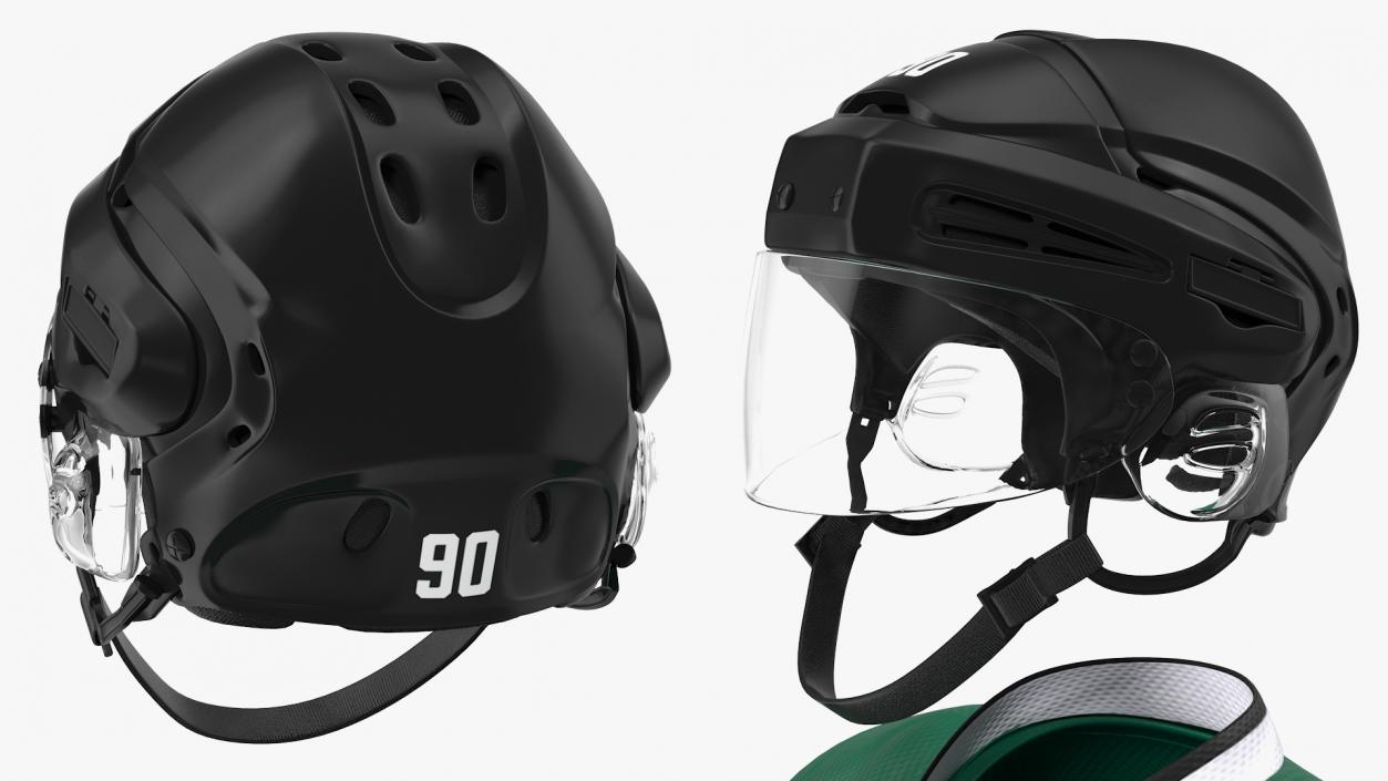 Hockey Equipment Green 3D