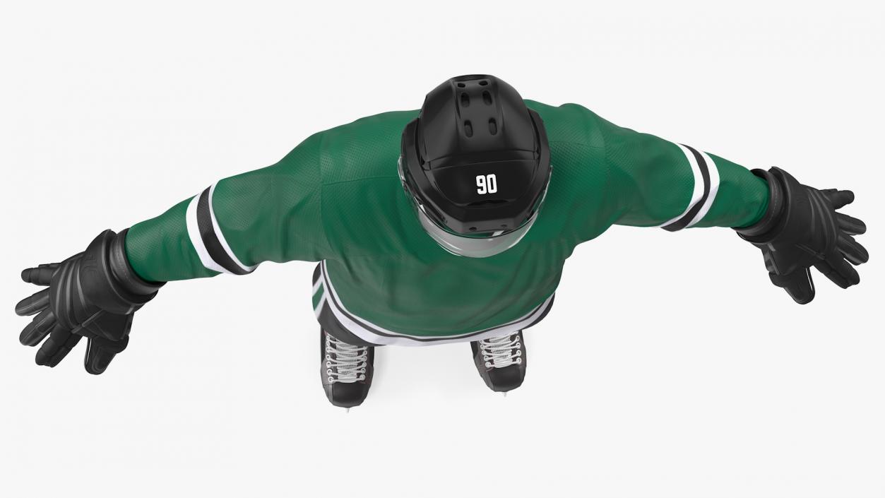 Hockey Equipment Green 3D