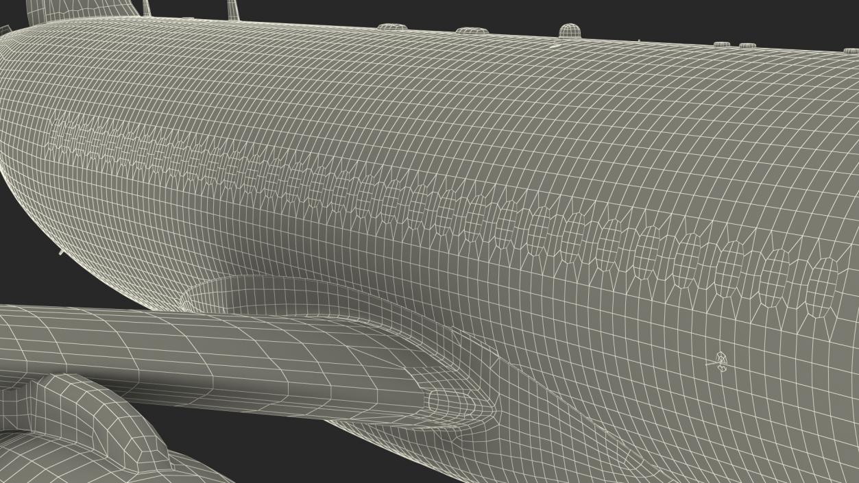 3D model Sukhoi Superjet 100 95lr Aeroflot Flight