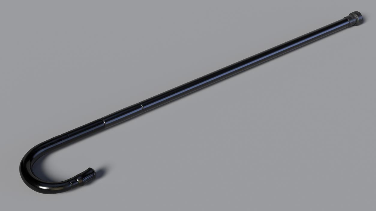 Metal Cane Walking Stick 3D model