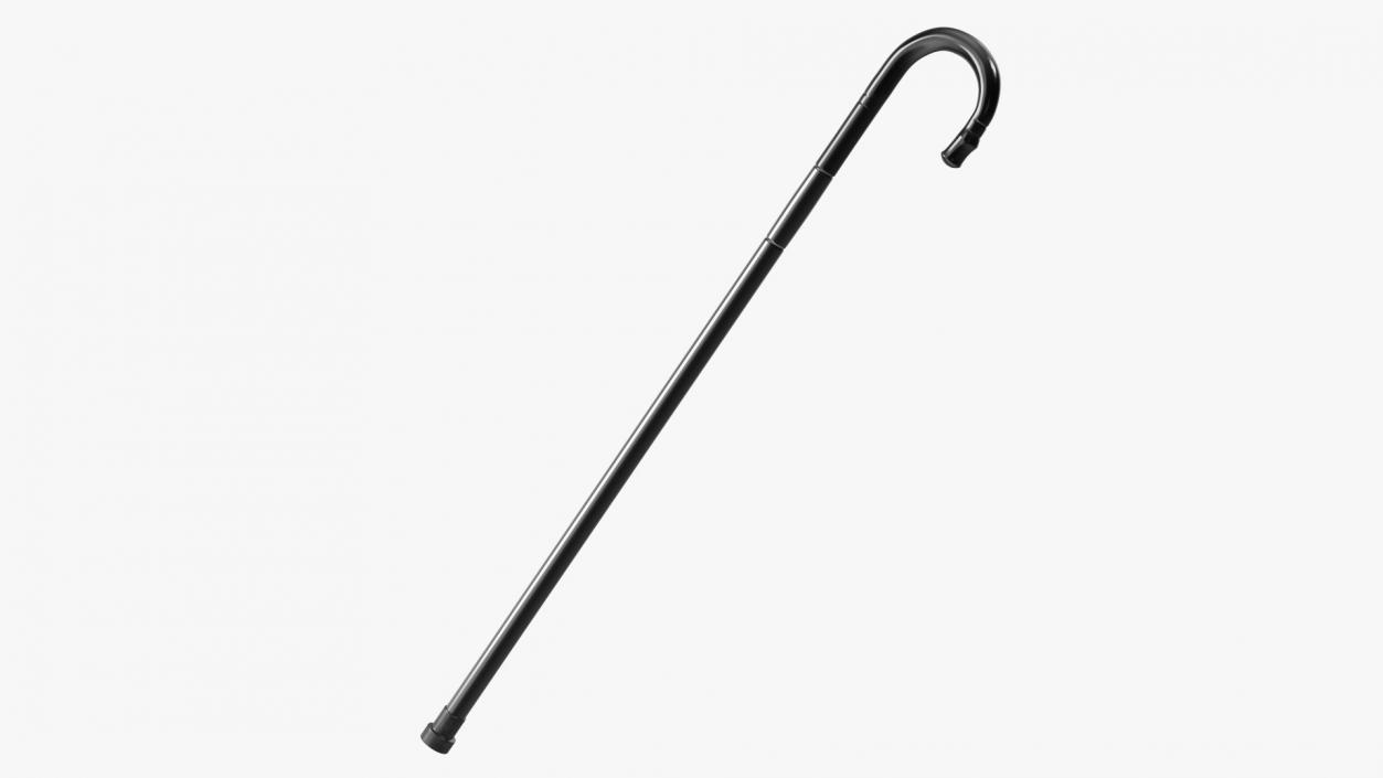 Metal Cane Walking Stick 3D model