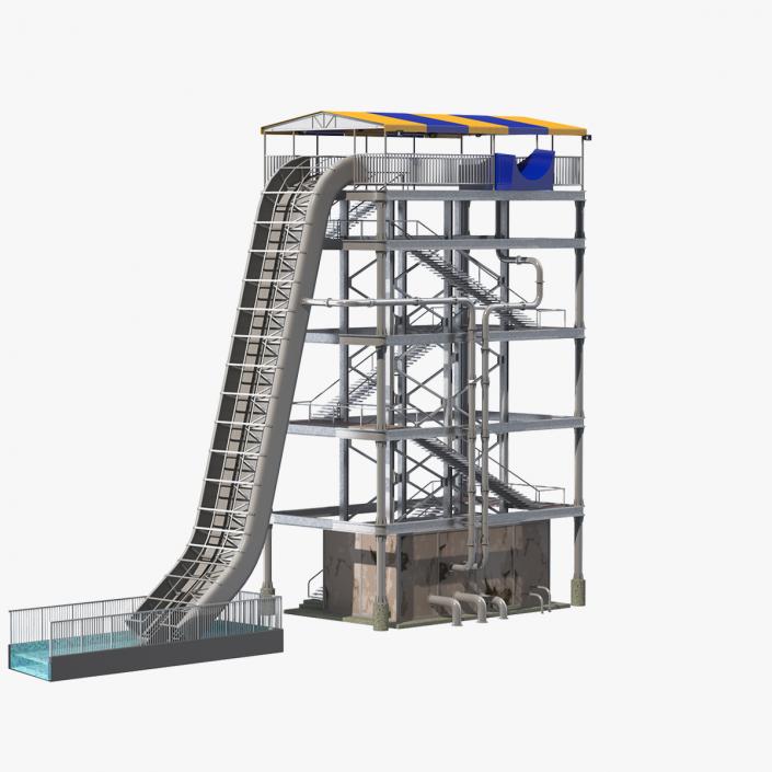 3D Tall Water Slide