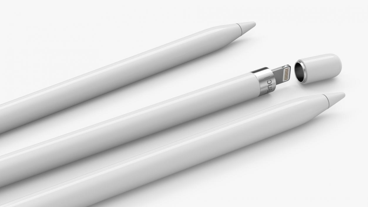 Apple Pencil 2 3D model