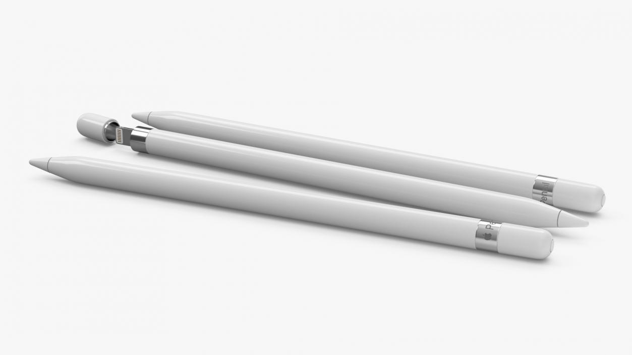 Apple Pencil 2 3D model