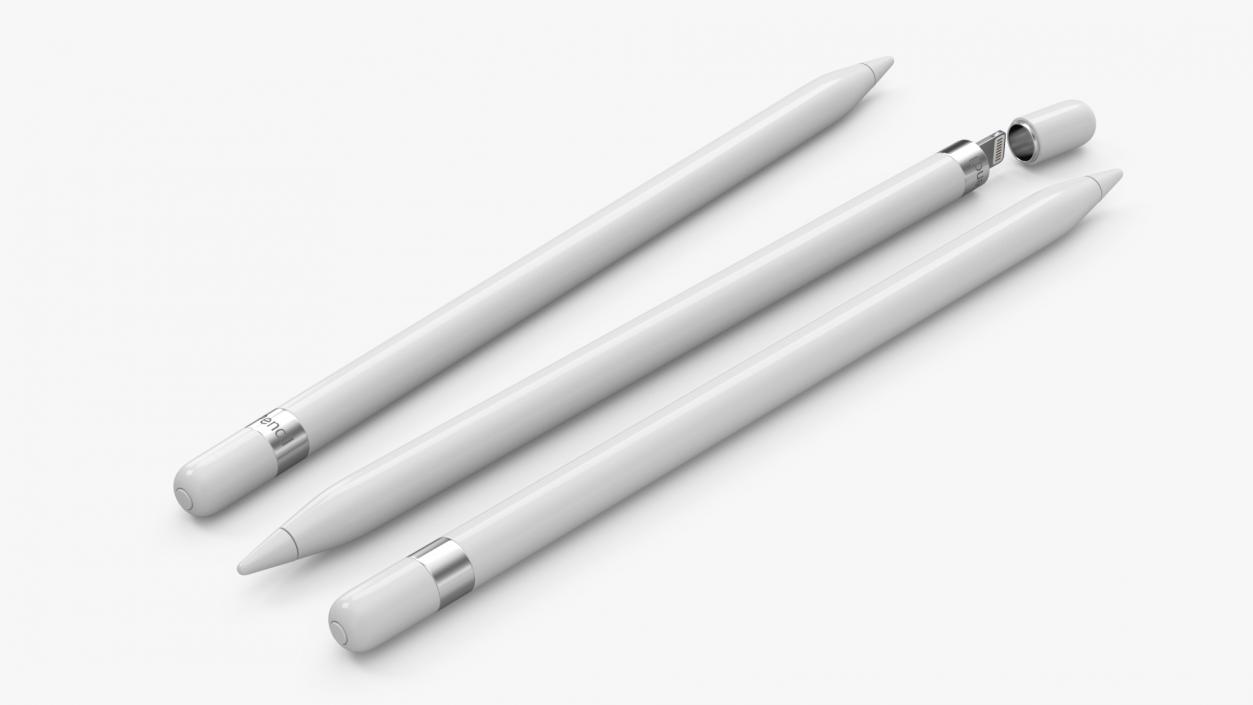 Apple Pencil 2 3D model