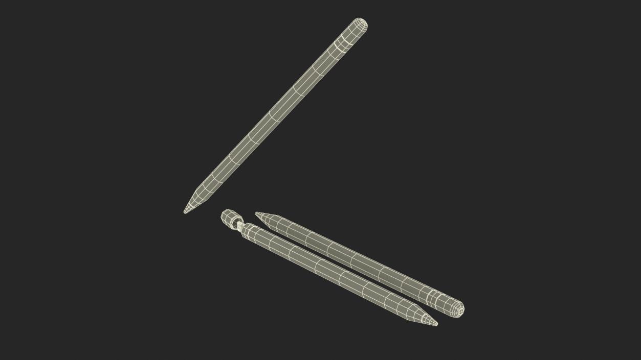 Apple Pencil 2 3D model