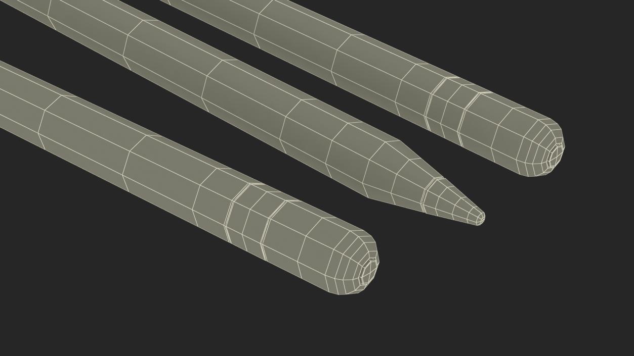 Apple Pencil 2 3D model