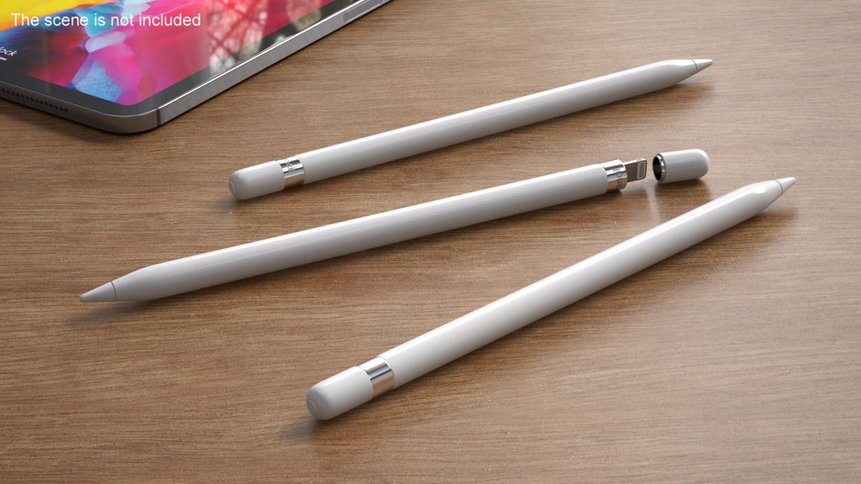 Apple Pencil 2 3D model