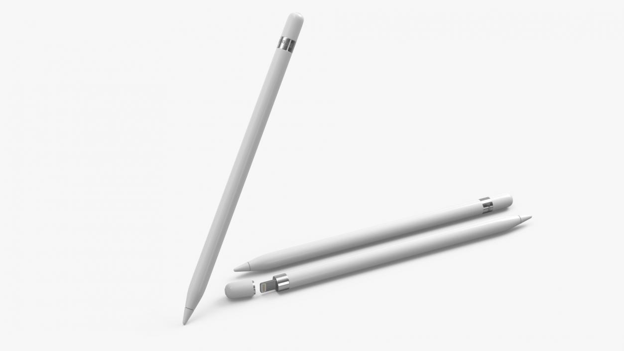 Apple Pencil 2 3D model