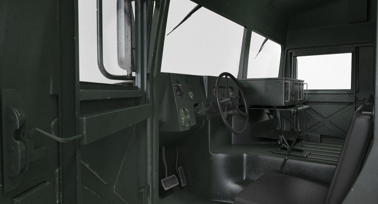 3D Military Ambulance Rigged Collection