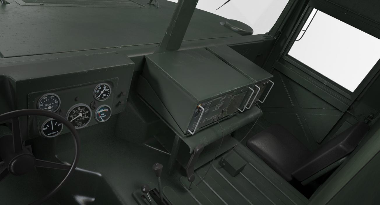 3D Military Ambulance Rigged Collection