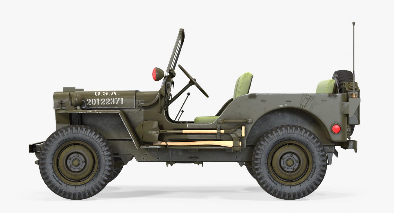 3D Military Ambulance Rigged Collection