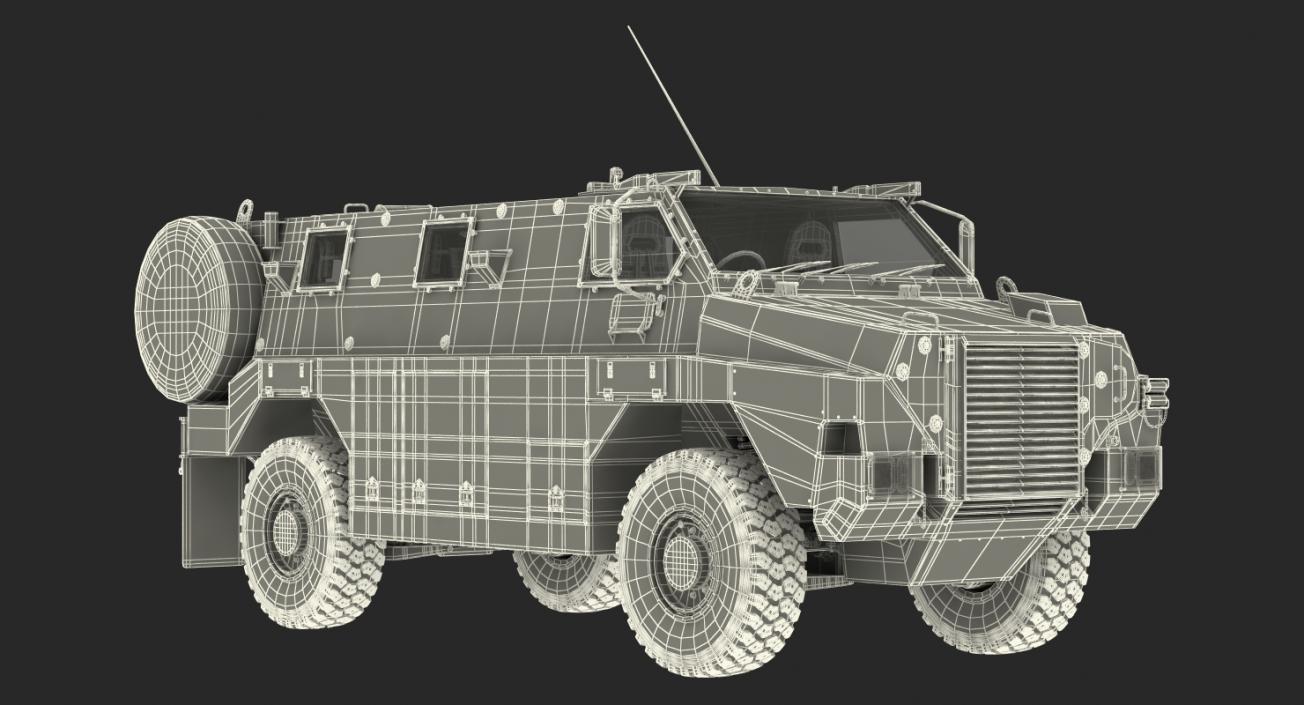 3D Military Ambulance Rigged Collection