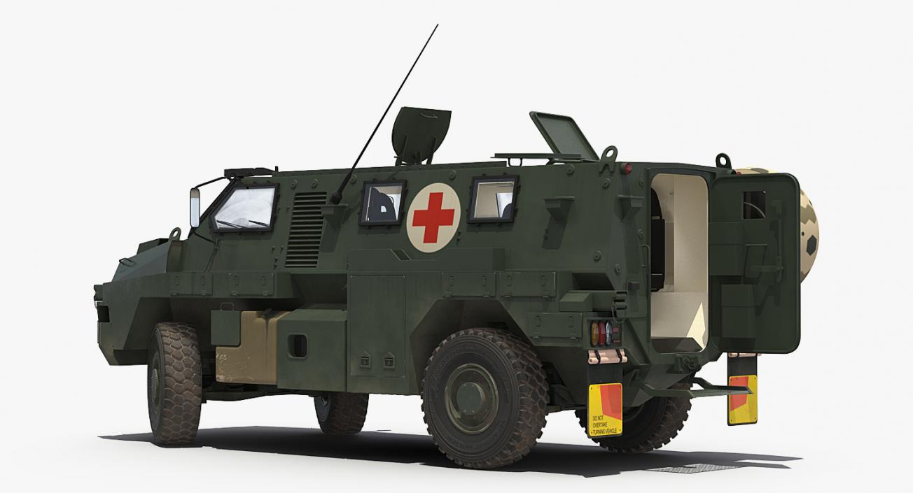 3D Military Ambulance Rigged Collection