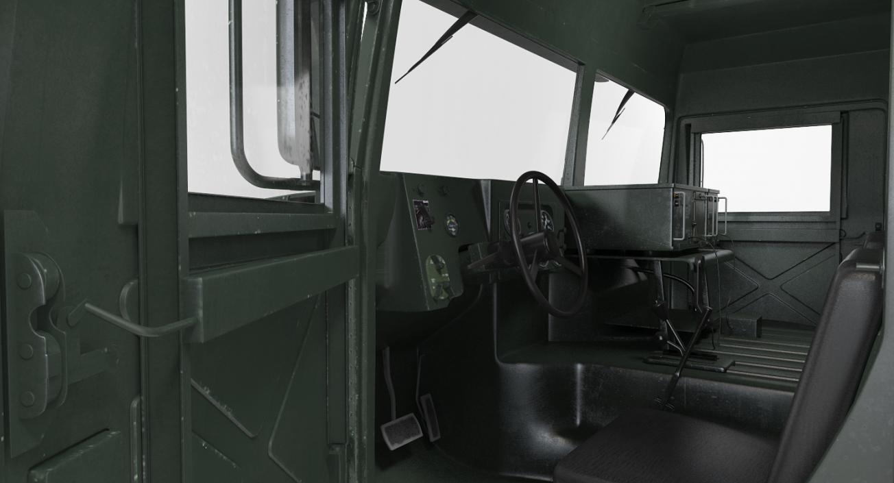 3D Military Ambulance Rigged Collection