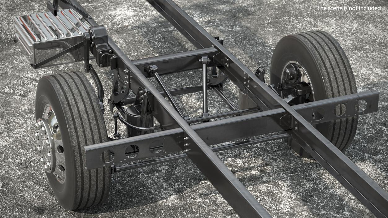 3D model Bus Front Suspension