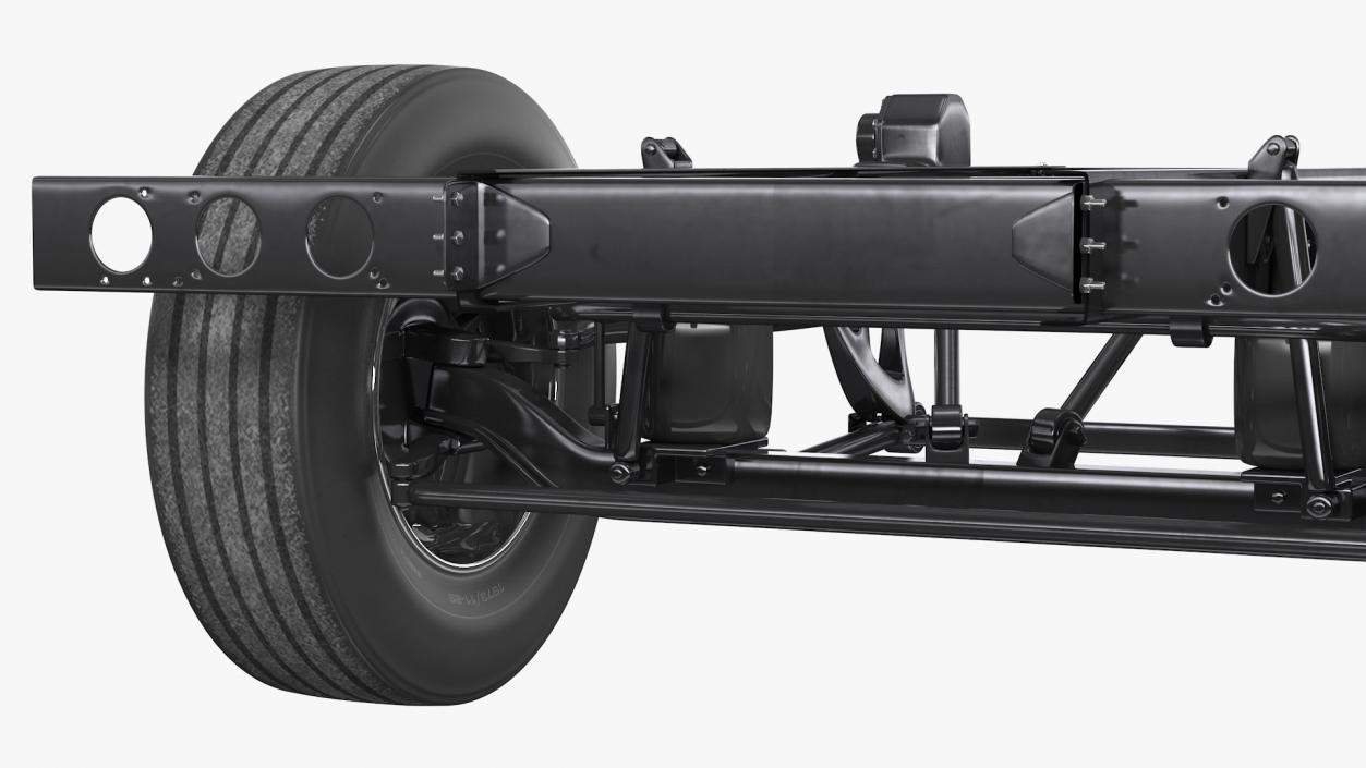 3D model Bus Front Suspension