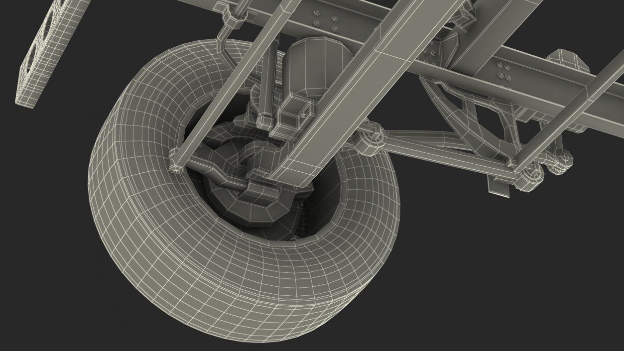 3D model Bus Front Suspension