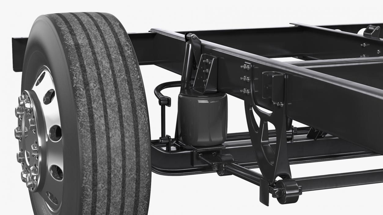 3D model Bus Front Suspension